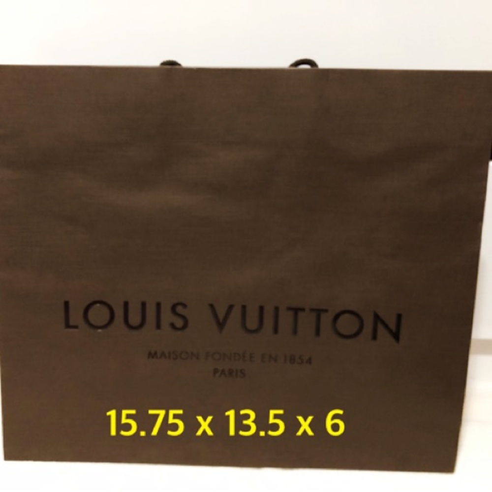 Authentic LV shopping bags